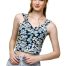 Print Strap Crop Top