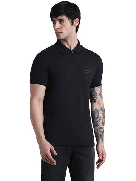 Men's Cotton Solid Slim Fit T-Shirt