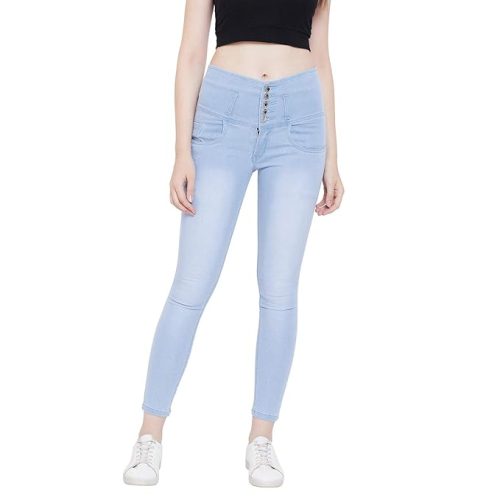 Stretchable High Waist Jeans